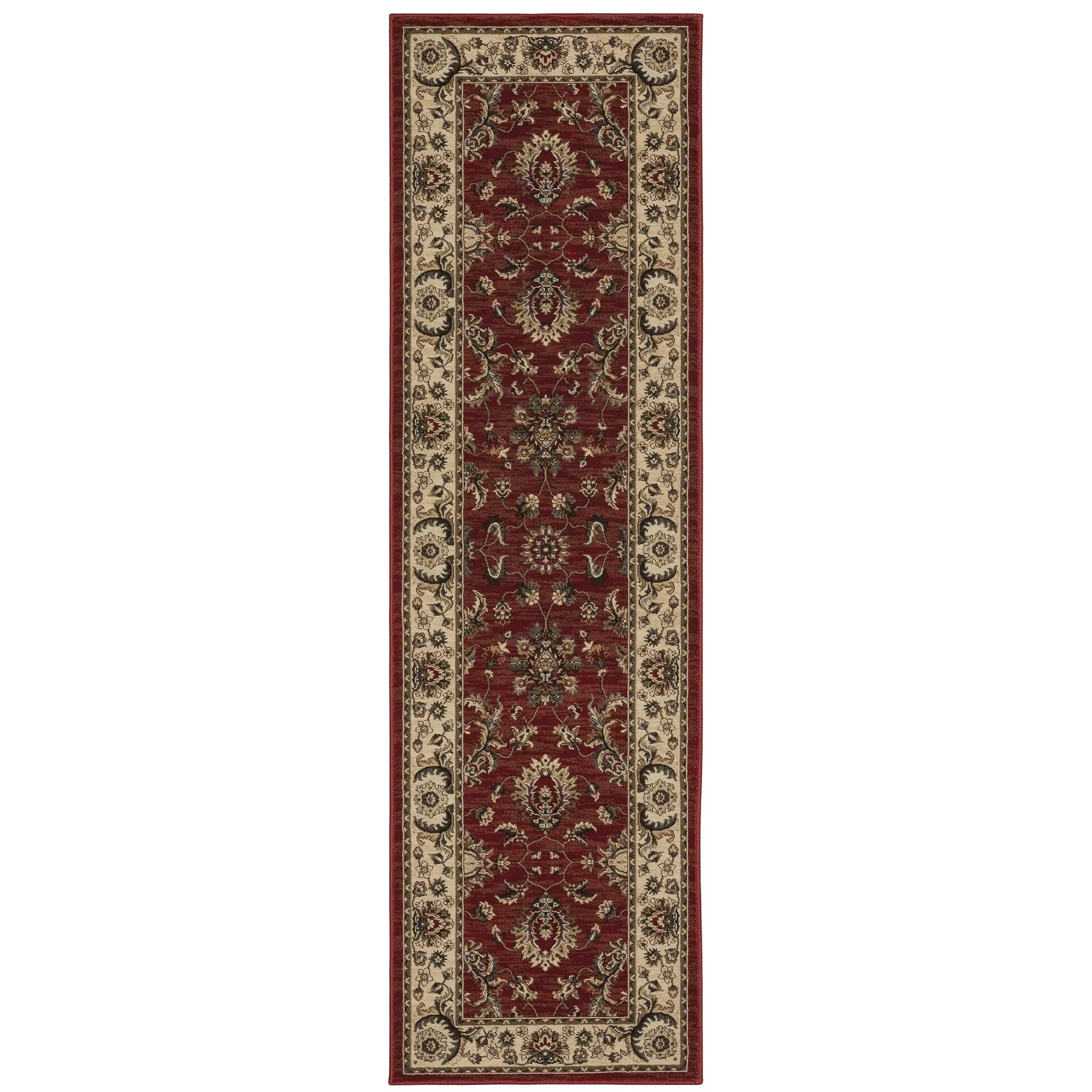 Ariana 311C3 Red/ Ivory Area Rug by Oriental Weavers