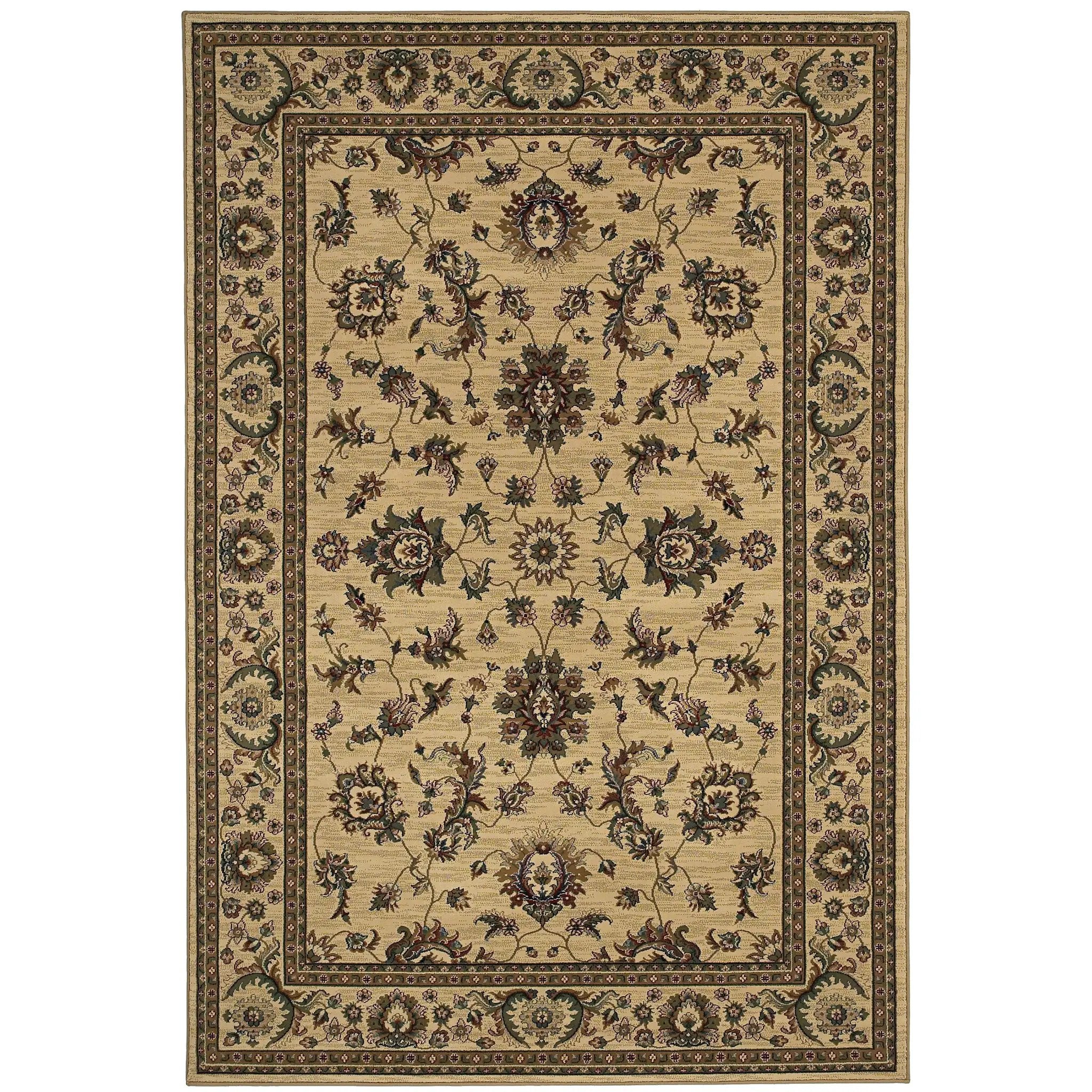 Ariana 311I3 Ivory/ Green Area Rug by Oriental Weavers