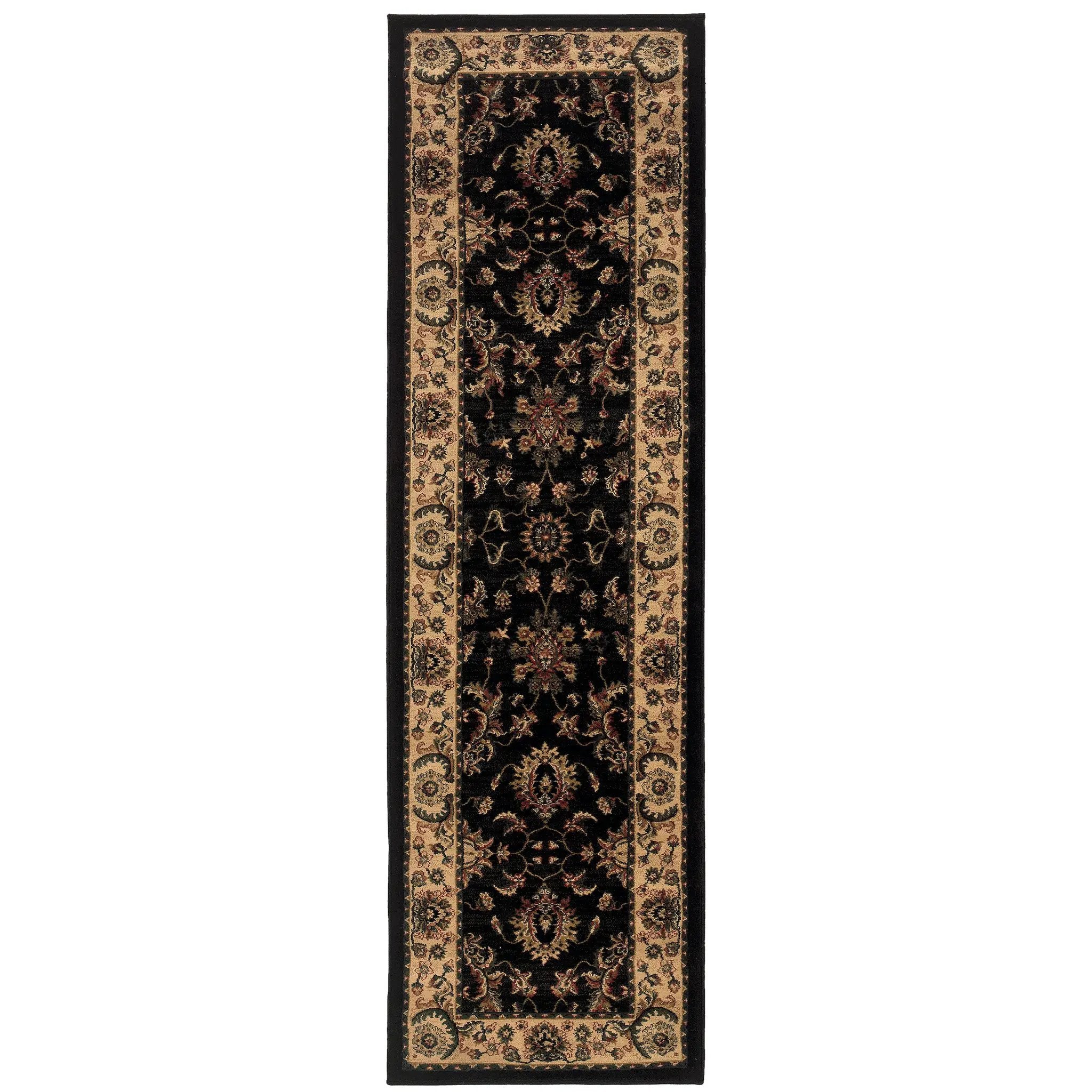 Ariana 311K3 Black/ Ivory Area Rug by Oriental Weavers