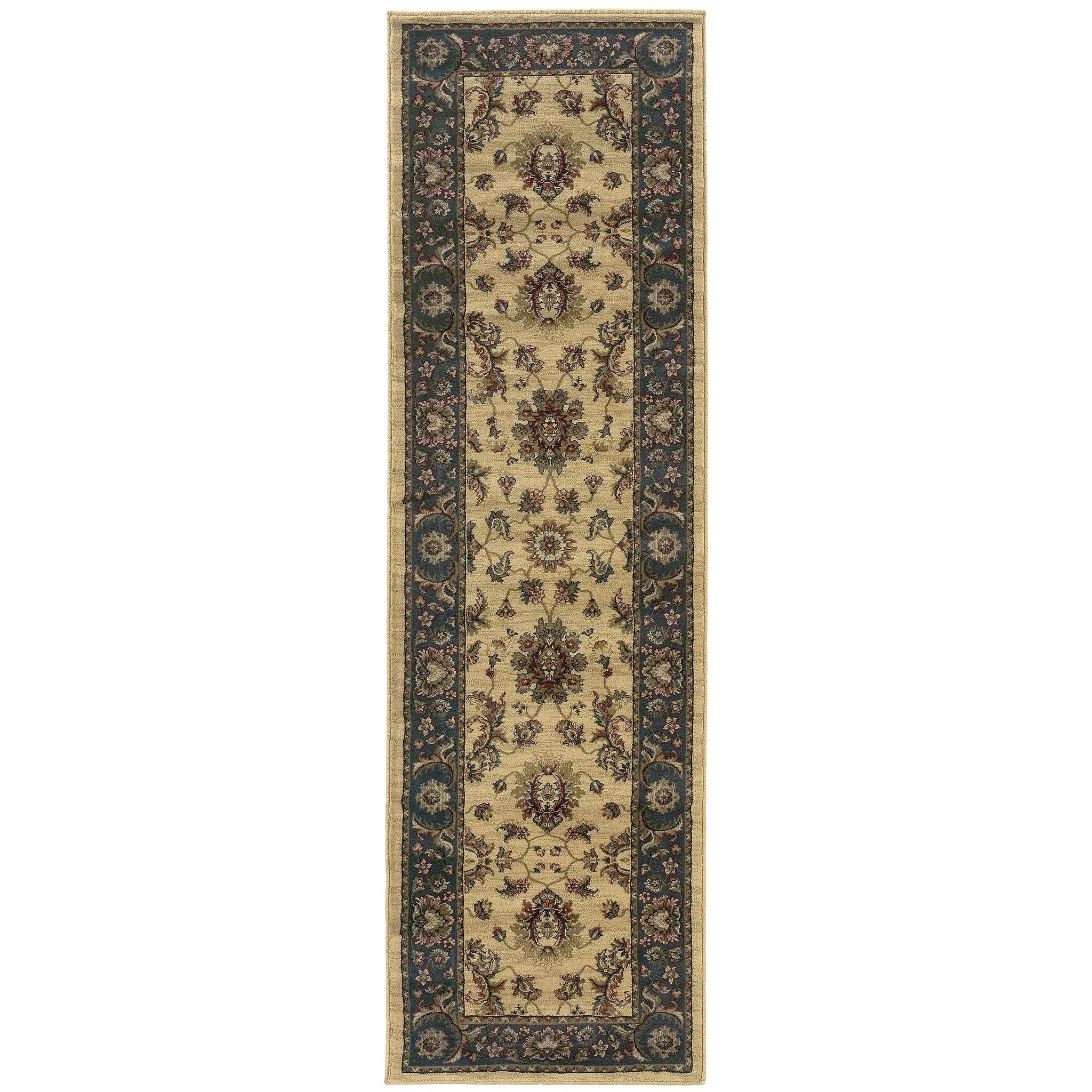 Ariana 311Z3 Ivory/ Blue Area Rug by Oriental Weavers