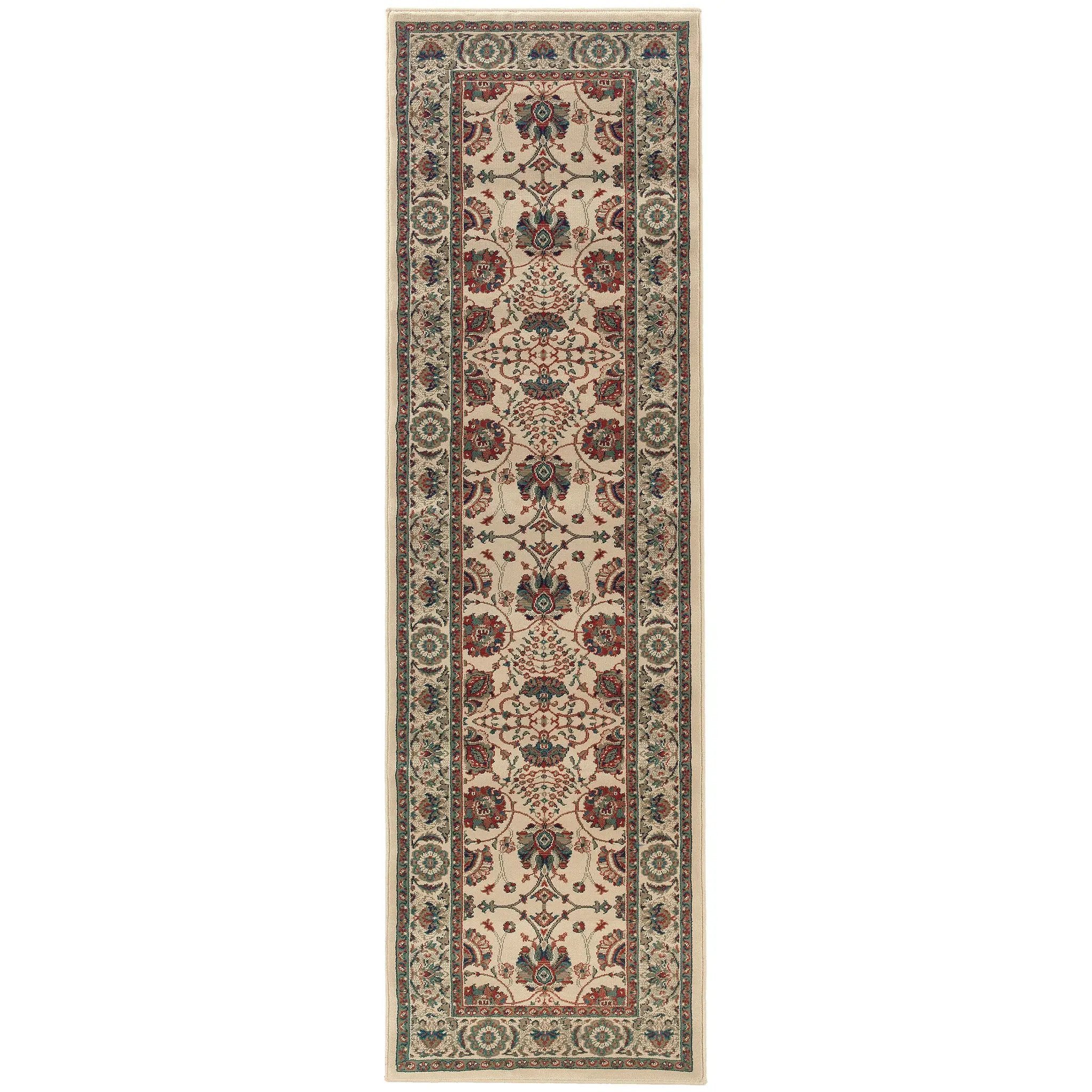 Ariana 431O3 Ivory/ Red Area Rug by Oriental Weavers