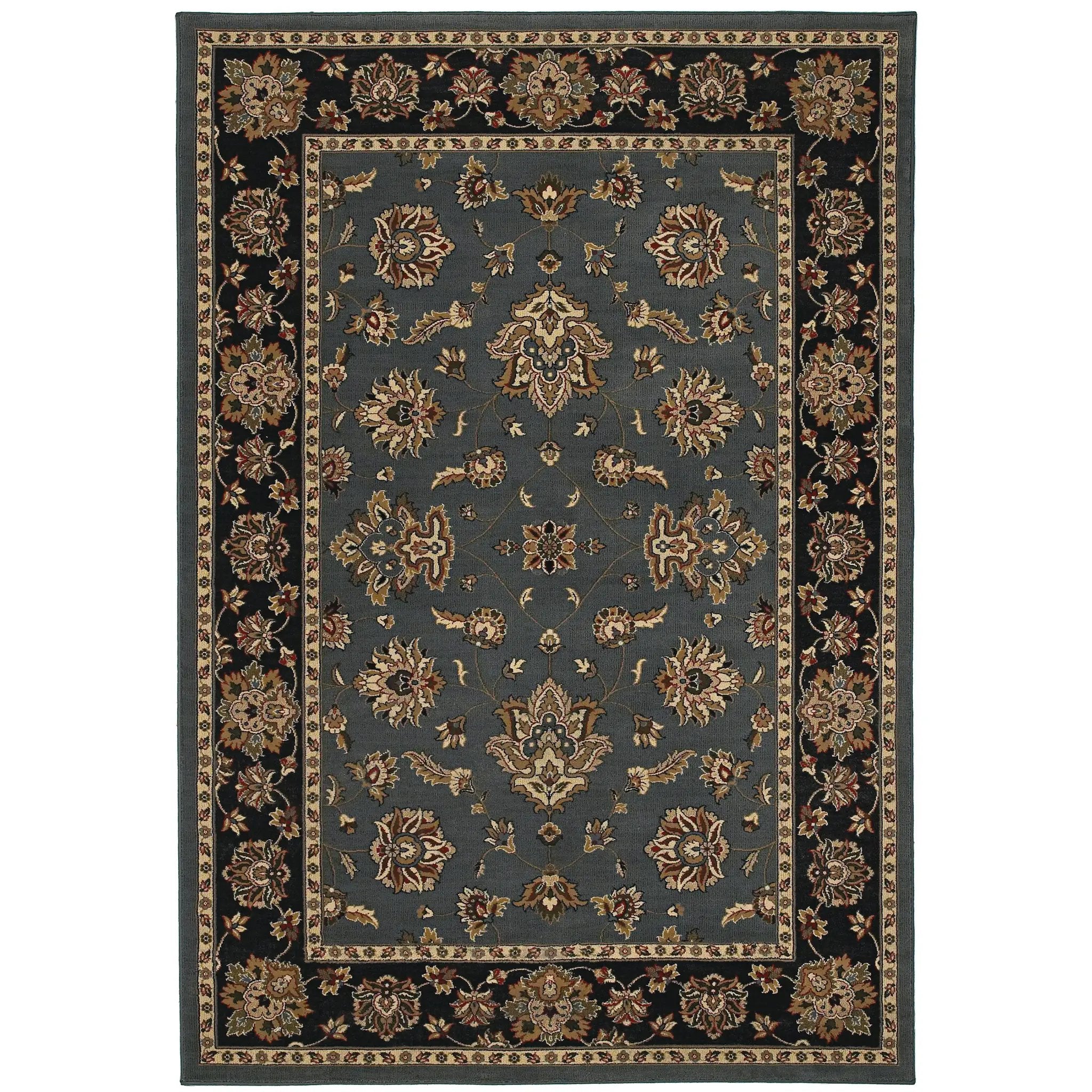 Ariana 623H3 Blue/ Black Area Rug by Oriental Weavers