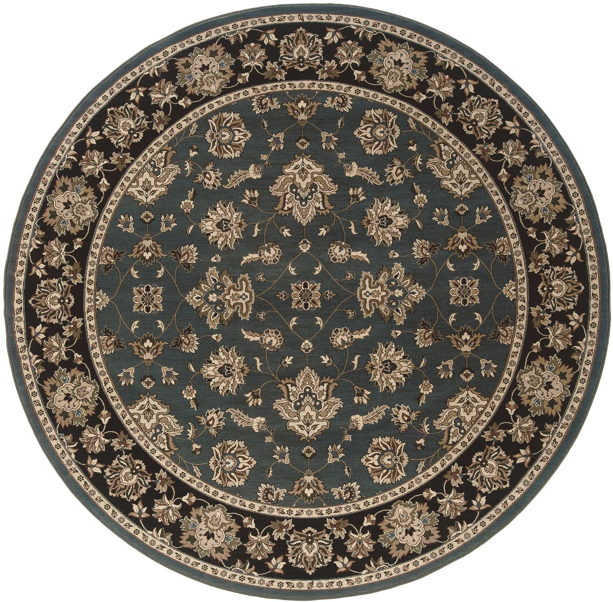 Ariana 623H3 Blue/ Black Area Rug by Oriental Weavers