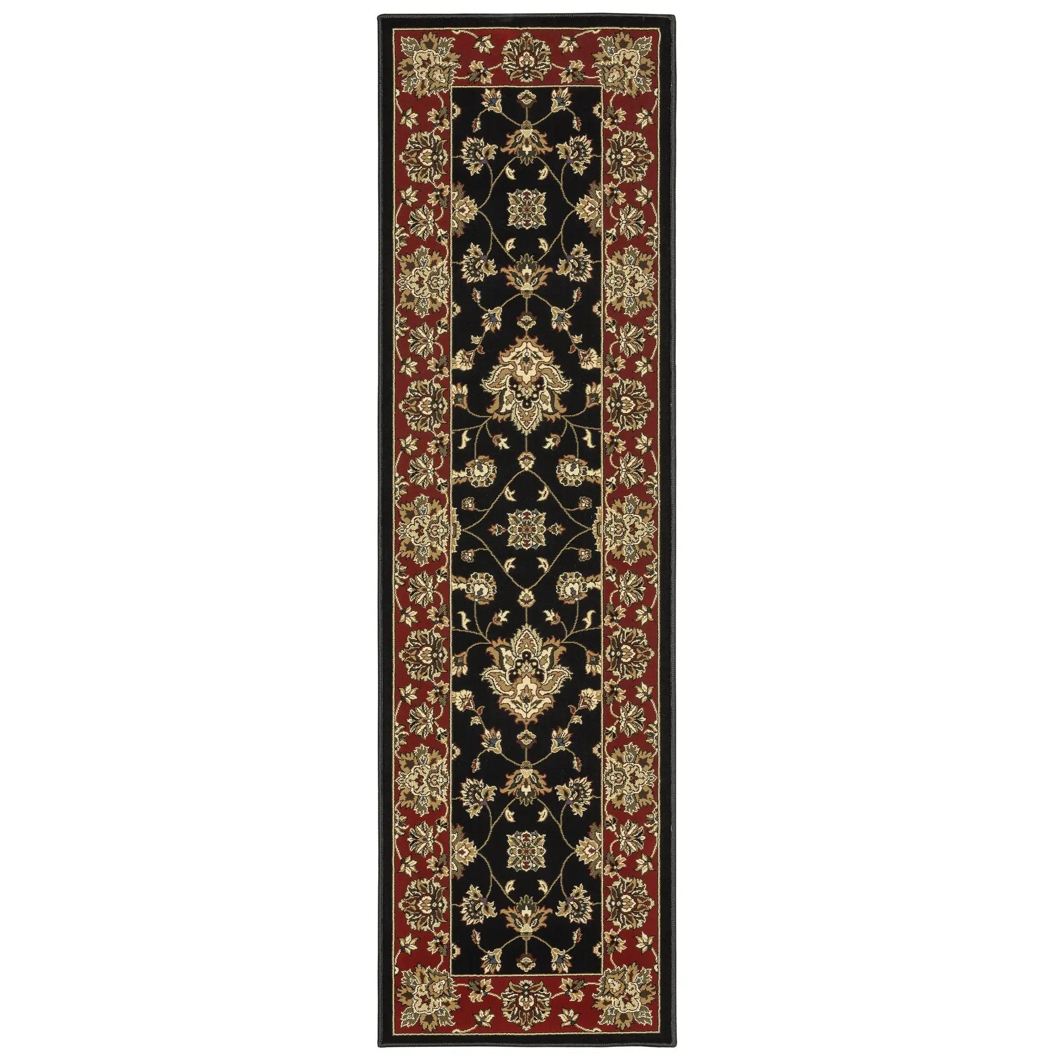 Ariana 623M3 Black/ Red Area Rug by Oriental Weavers