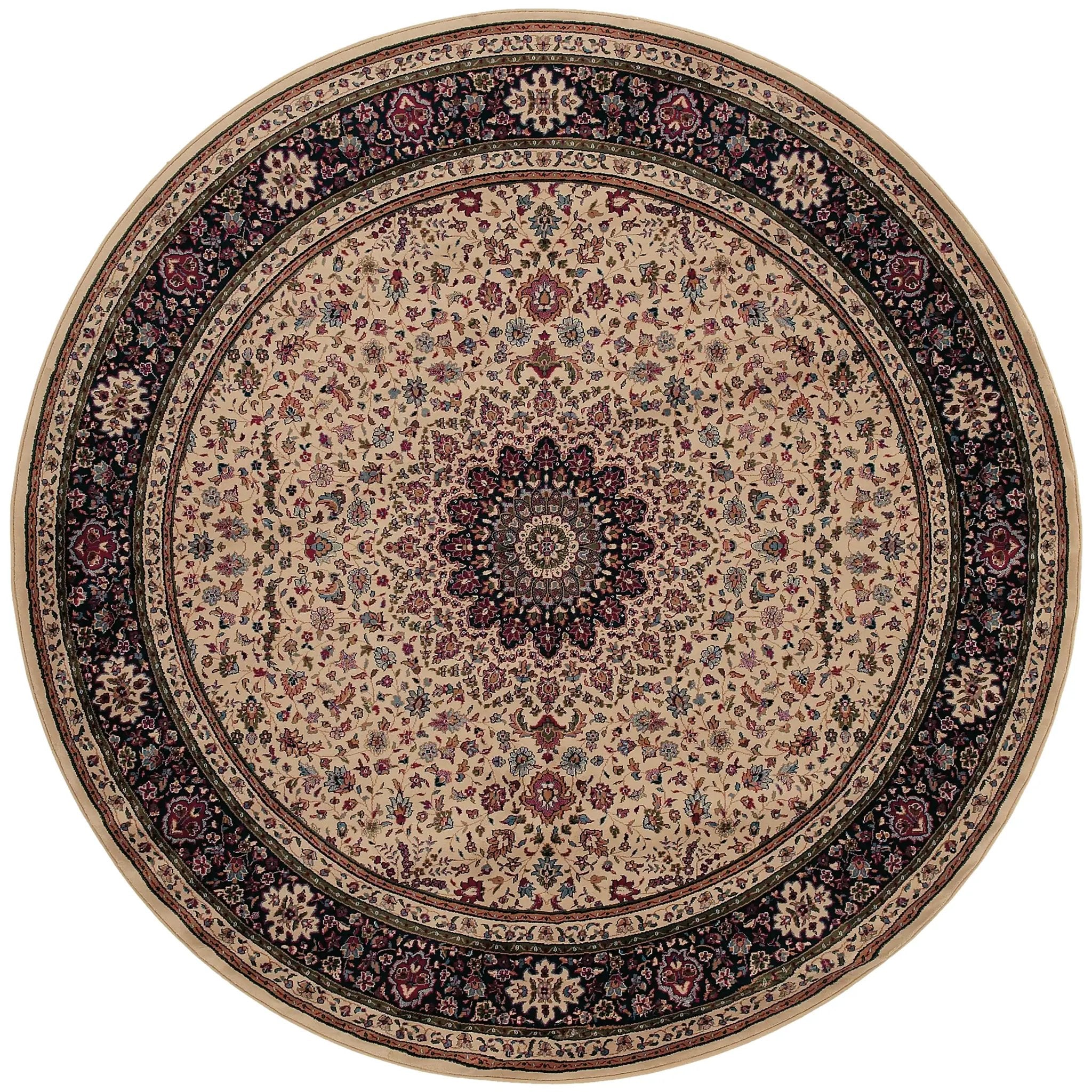 Ariana 095I8 Ivory/ Black Area Rug by Oriental Weavers