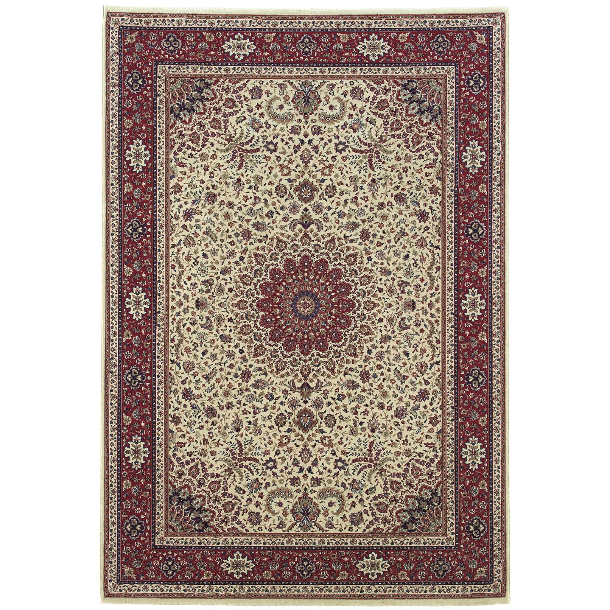 Ariana 095J3 Ivory/ Red Area Rug by Oriental Weavers