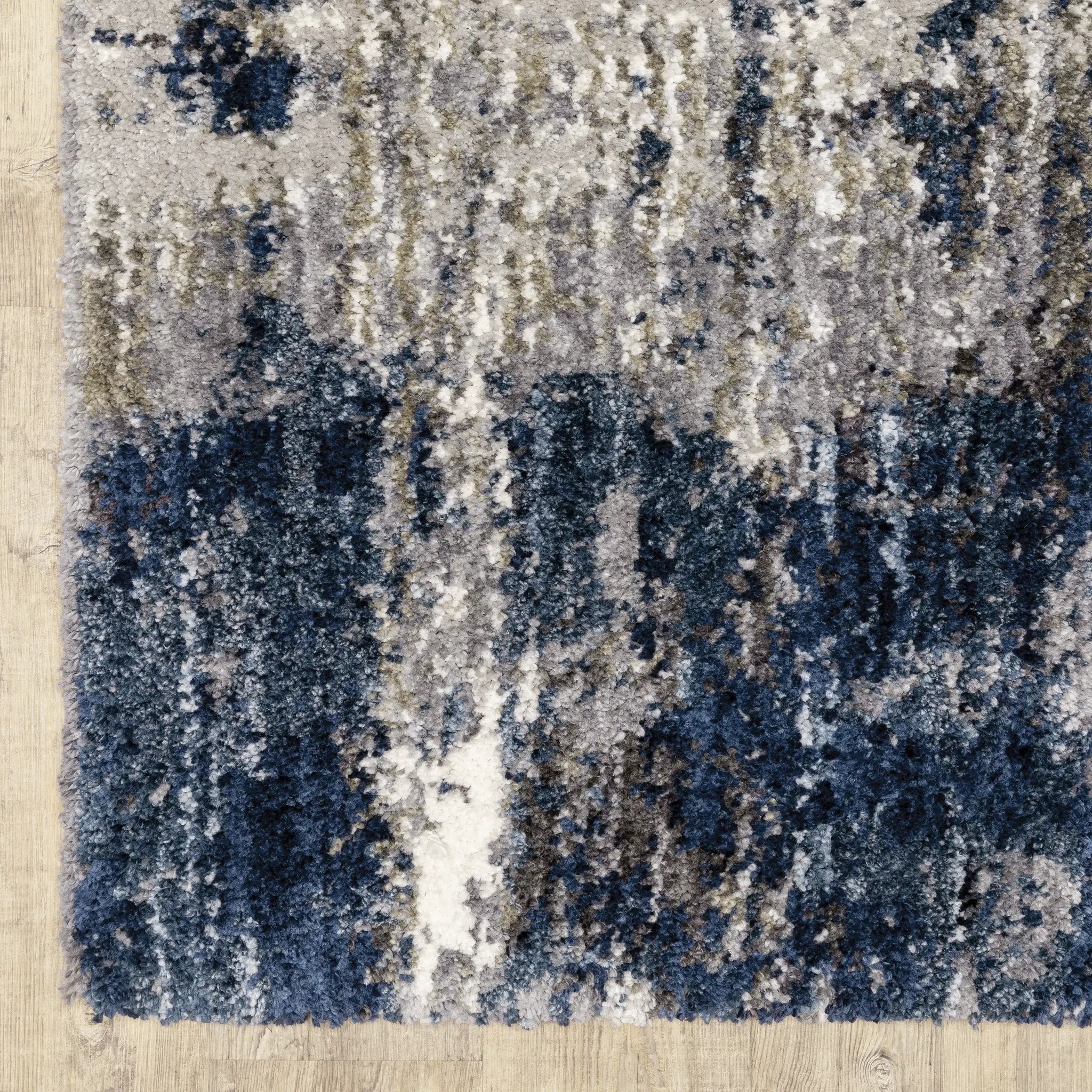 Aspen 2061L Grey/ Blue Area Rug by Oriental Weavers