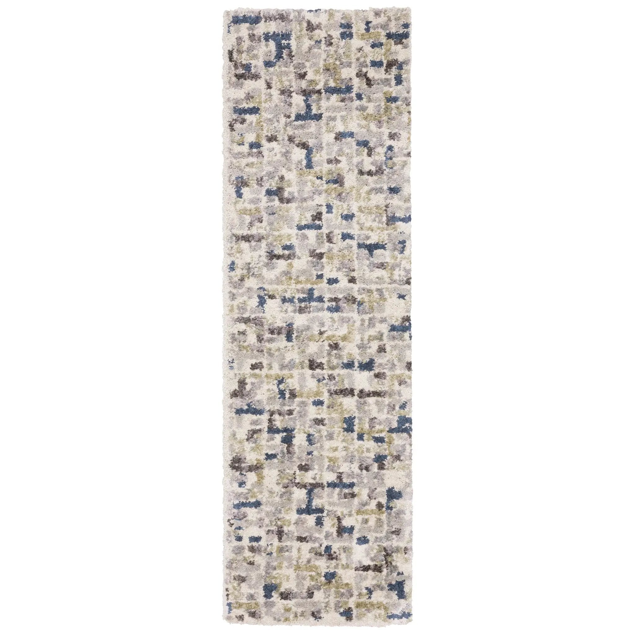 Aspen 3514A Ivory/ Blue Area Rug by Oriental Weavers