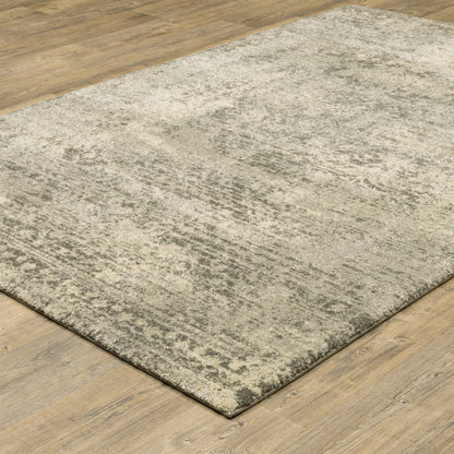 Oriental Weavers Astor 1806Q plush modern rug featuring abstract pattern in beige/ grey tones