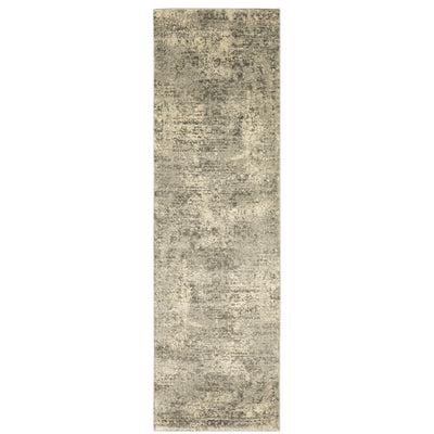 Oriental Weavers Astor 1806Q plush modern rug featuring abstract pattern in beige/ grey tones