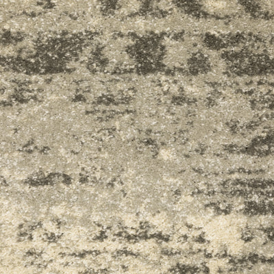 Oriental Weavers Astor 1806Q plush modern rug featuring abstract pattern in beige/ grey tones