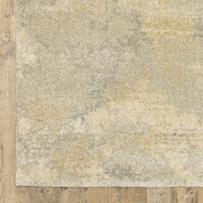 Oriental Weavers Astor 2268J plush modern rug featuring abstract pattern in beige/ grey tones