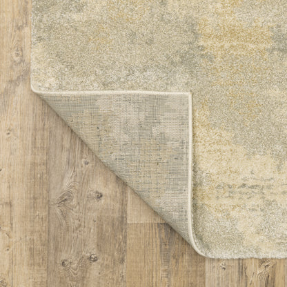 Oriental Weavers Astor 2268J plush modern rug featuring abstract pattern in beige/ grey tones
