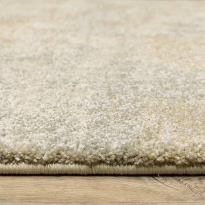 Oriental Weavers Astor 2268J plush modern rug featuring abstract pattern in beige/ grey tones
