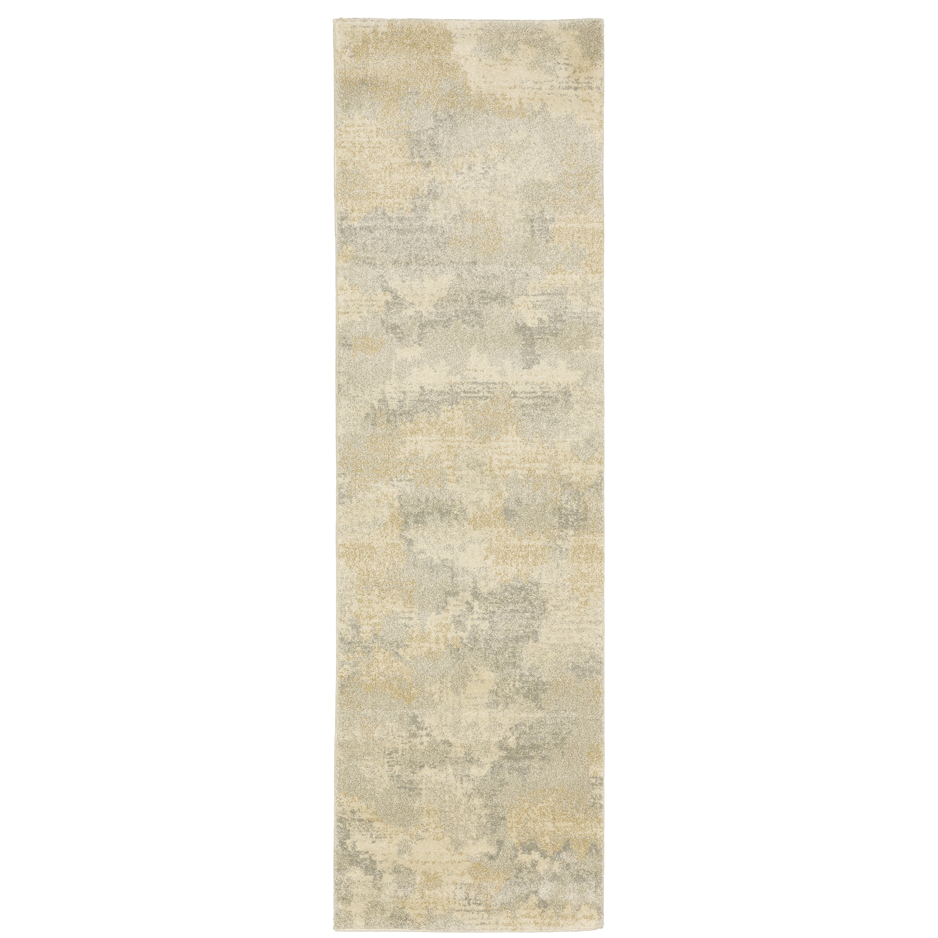 Oriental Weavers Astor 2268J plush modern rug featuring abstract pattern in beige/ grey tones