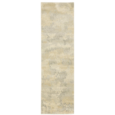 Oriental Weavers Astor 2268J plush modern rug featuring abstract pattern in beige/ grey tones