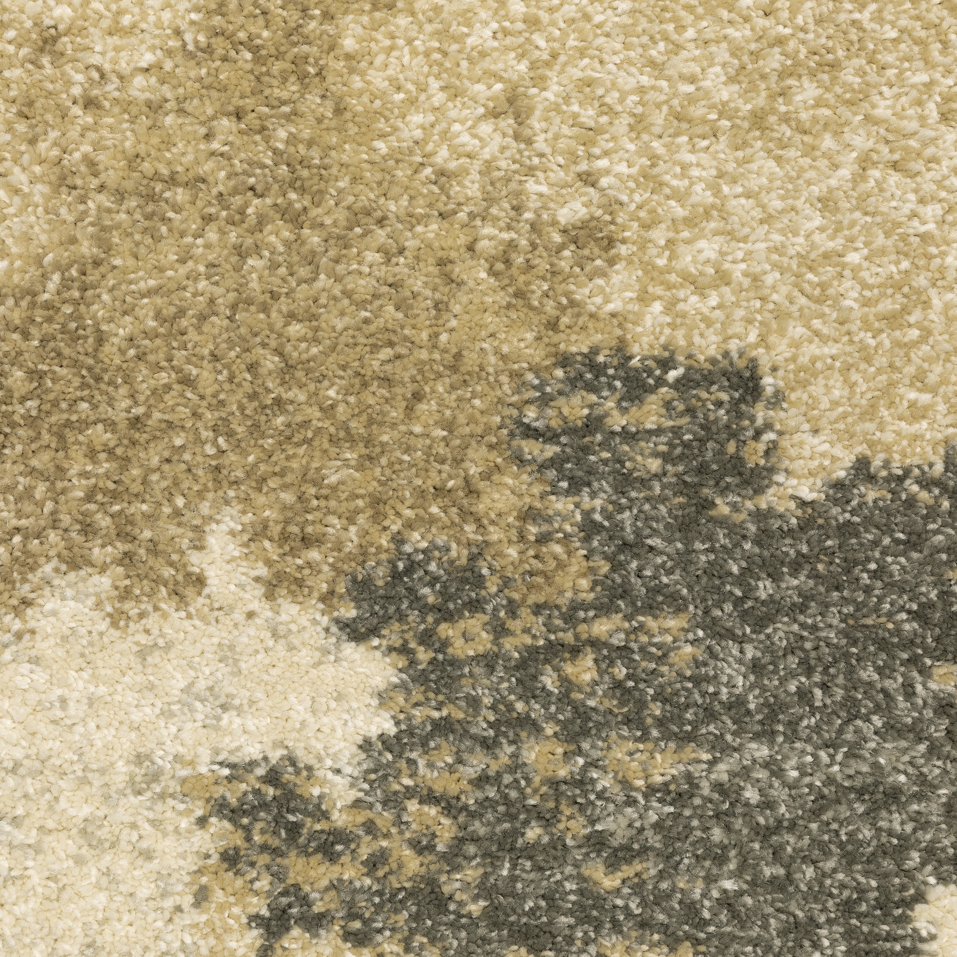 Oriental Weavers Astor 2268Z plush modern rug featuring abstract pattern in beige/ gold tones