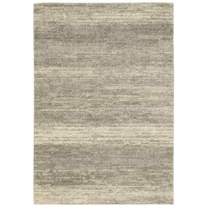 Oriental Weavers Astor 5572E plush modern rug featuring abstract pattern in grey/ beige tones