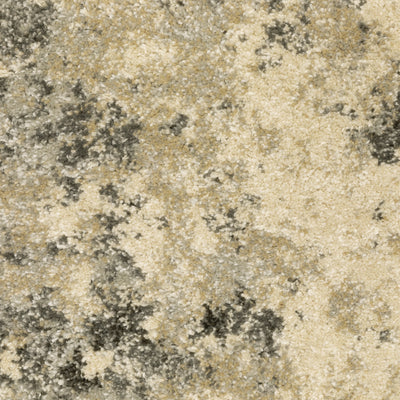 Oriental Weavers Astor 7150D plush modern rug featuring abstract pattern in grey/ beige tones