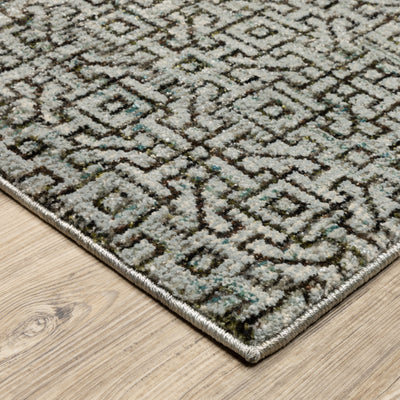 Atlas 3721J Blue/ Brown Area Rug by Oriental Weavers