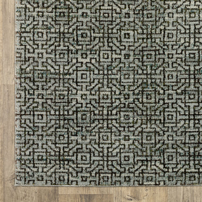 Atlas 3721J Blue/ Brown Area Rug by Oriental Weavers