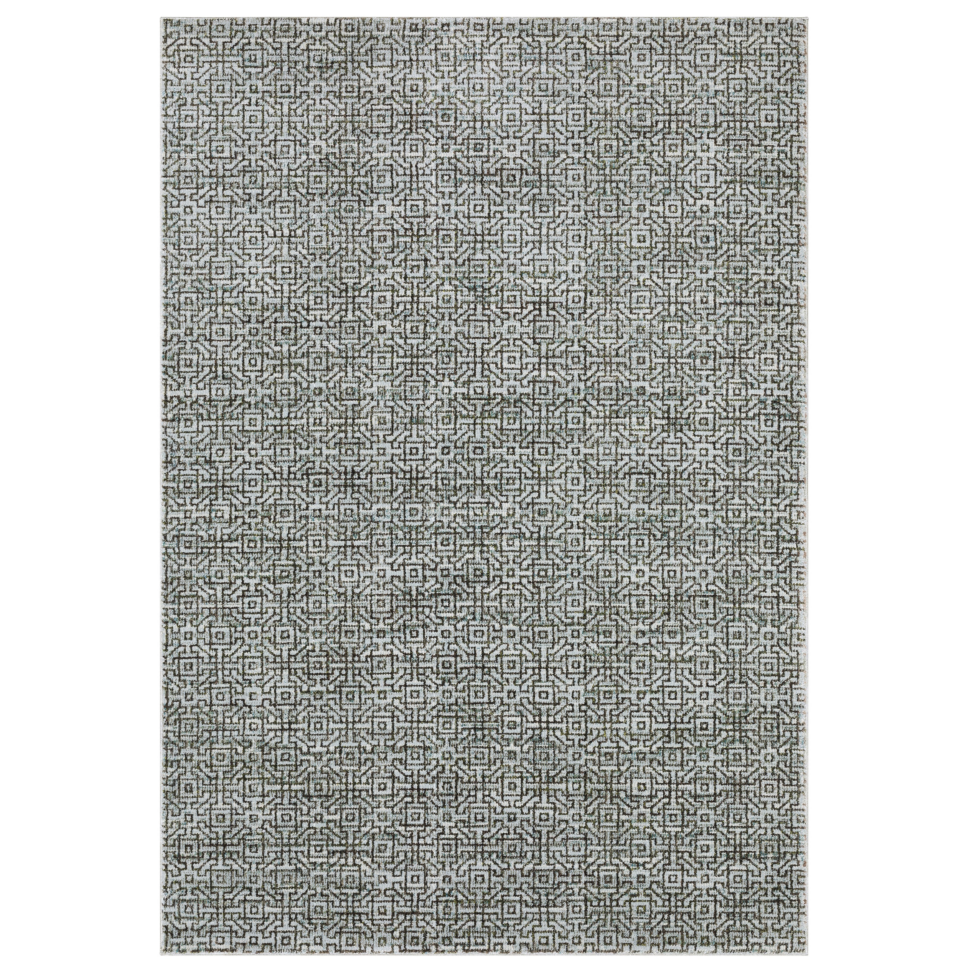 Oriental Weavers Atlas 3721J textured area rug featuring textured design in blue/ brown tones