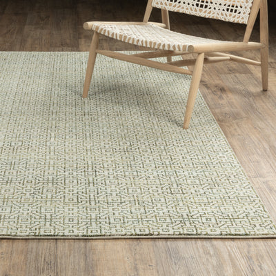 Atlas 3721K Ivory/ Green Area Rug by Oriental Weavers