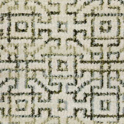 Atlas 3721K Ivory/ Green Area Rug by Oriental Weavers