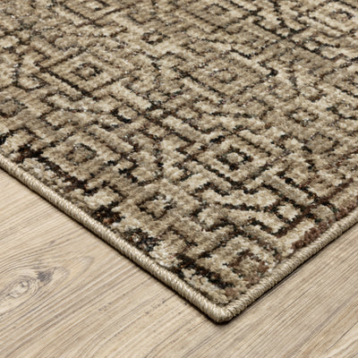 Atlas 3721S Brown/ Tan Area Rug by Oriental Weavers