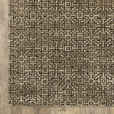 Atlas 3721S Brown/ Tan Area Rug by Oriental Weavers