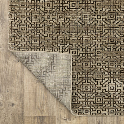 Atlas 3721S Brown/ Tan Area Rug by Oriental Weavers