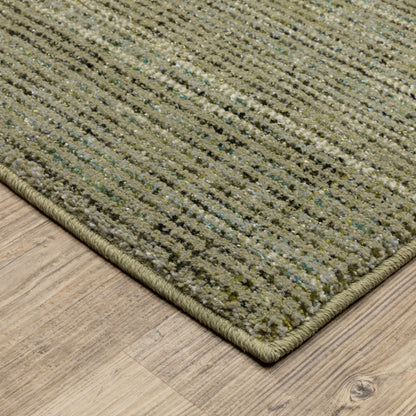 Oriental Weavers Atlas 3723R textured area rug featuring textured design in green/ blue tones