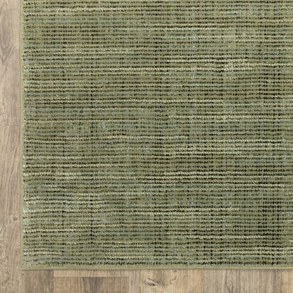 Oriental Weavers Atlas 3723R textured area rug featuring textured design in green/ blue tones