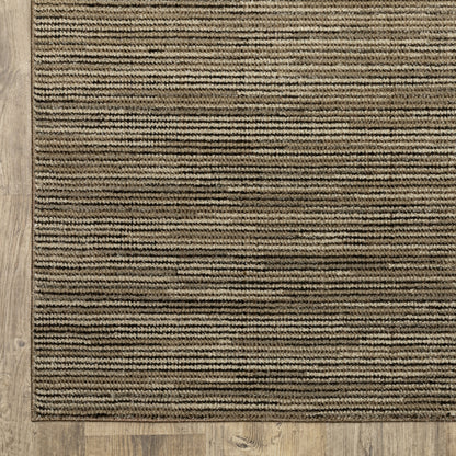 Oriental Weavers Atlas 3723T textured area rug featuring textured design in brown/ beige tones