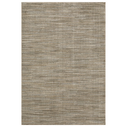 Oriental Weavers Atlas 3723T textured area rug featuring textured design in brown/ beige tones