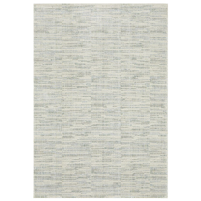 Oriental Weavers Atlas 3723U textured area rug featuring textured design in ivory/ blue tones