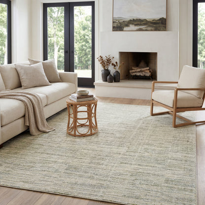 Oriental Weavers Atlas 3723U textured area rug featuring textured design in ivory/ blue tones