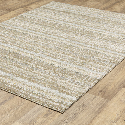 Oriental Weavers Atlas 747E0 textured area rug featuring textured design in ivory/ grey tones