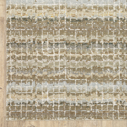 Oriental Weavers Atlas 747E0 textured area rug featuring textured design in ivory/ grey tones