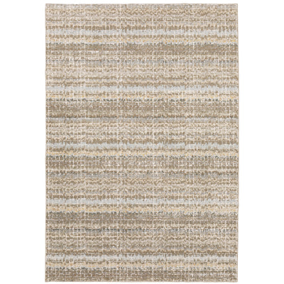 Oriental Weavers Atlas 747E0 textured area rug featuring textured design in ivory/ grey tones