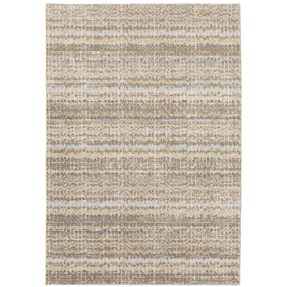 Oriental Weavers Atlas 747E0 textured area rug featuring textured design in ivory/ grey tones