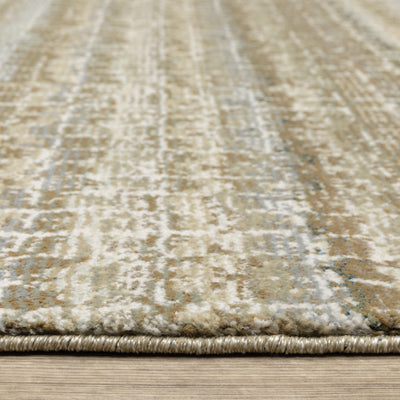 Oriental Weavers Atlas 747E0 textured area rug featuring textured design in ivory/ grey tones