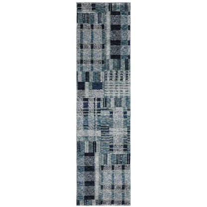 Oriental Weavers Atlas 752B0 textured area rug featuring textured design in blue tones