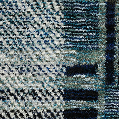Oriental Weavers Atlas 752B0 textured area rug featuring textured design in blue tones
