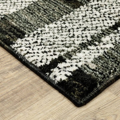 Atlas 752C0 Black/ Grey Area Rug by Oriental Weavers