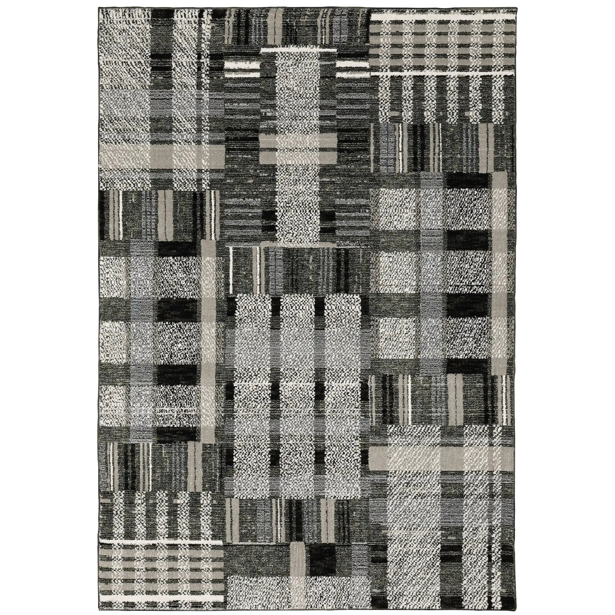 Atlas 752C0 Black/ Grey Area Rug by Oriental Weavers