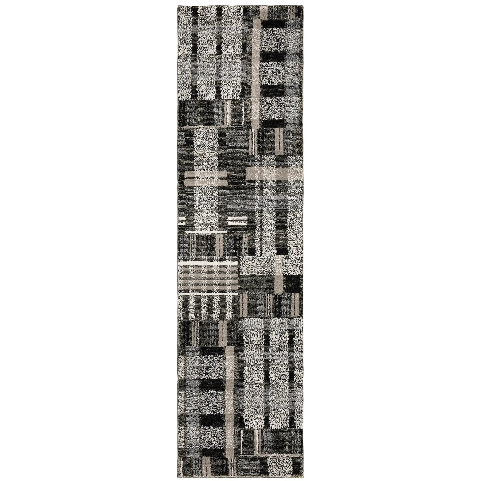 Atlas 752C0 Black/ Grey Area Rug by Oriental Weavers