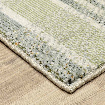 Oriental Weavers Atlas 752E0 textured area rug featuring textured design in blue/ green tones