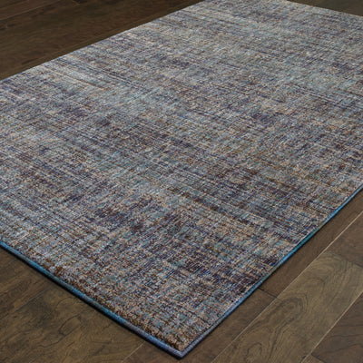 Oriental Weavers Atlas 8033F textured area rug featuring textured design in purple/ grey tones