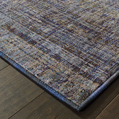 Oriental Weavers Atlas 8033F textured area rug featuring textured design in purple/ grey tones